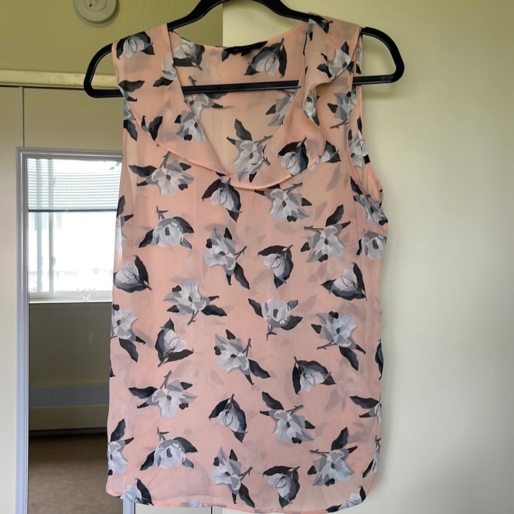 Blush banana republic blouse